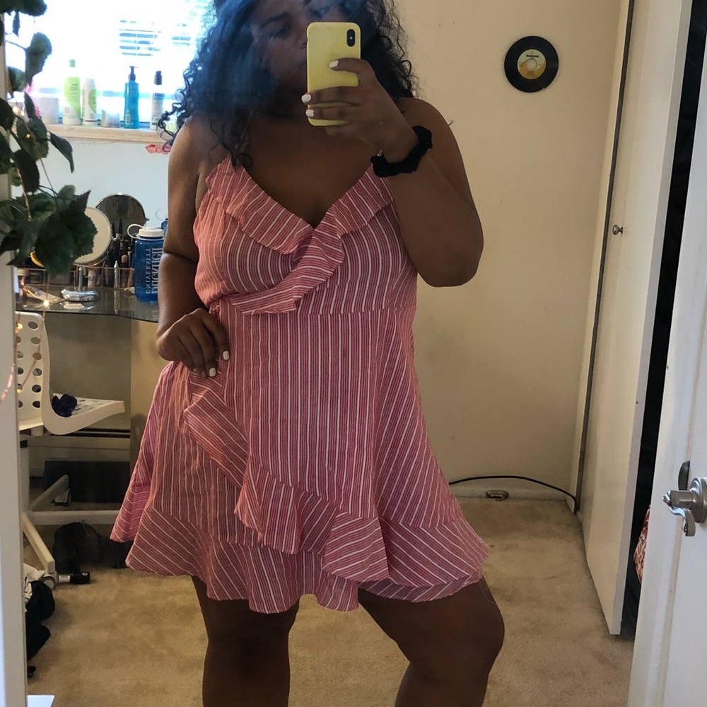 FOREVER 21 + ruffle dress